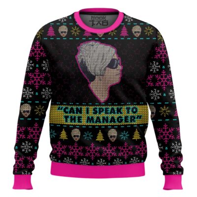 Hooktab Karen Speek To Manager Meme Ugly Christmas Sweater