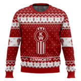Hooktab Kenworth Semi Truck Ugly Christmas Sweater