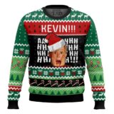 Hooktab Kevin Ahh Home Alone Ugly Christmas Sweater