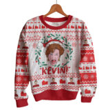 Hooktab Kevin Home Alone Ugly Christmas Sweater