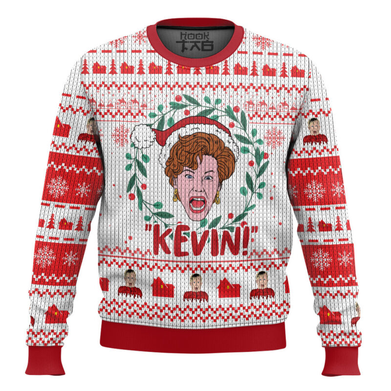 Hooktab Kevin Home Alone Ugly Christmas Sweater