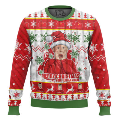 Hooktab Kevin Mccallister Home Alone Ugly Christmas Sweater
