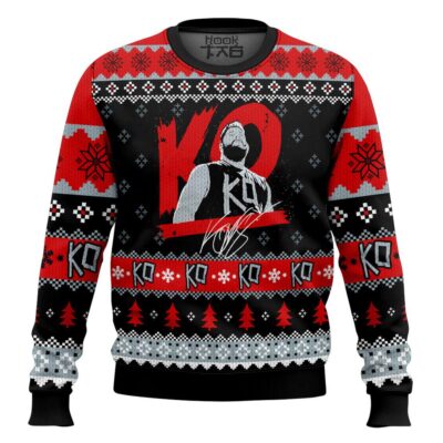 Hooktab Kevin Owens Ko WWE Ugly Christmas Sweater