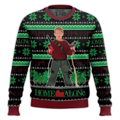 Hooktab Kevin Ready Home Alone Ugly Christmas Sweater