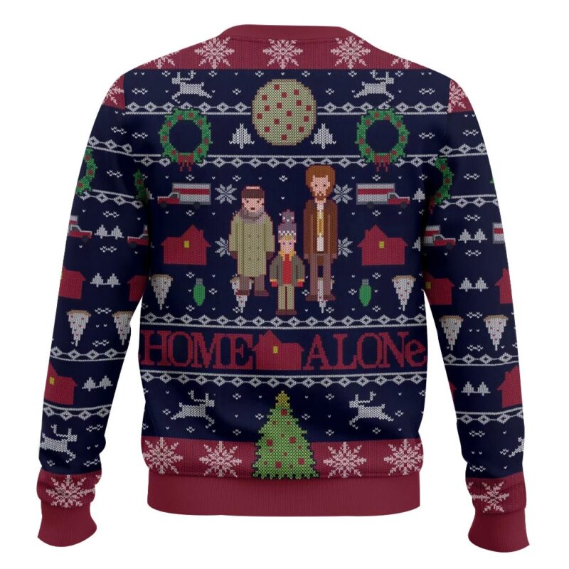 Hooktab Kevin's Trouble Home Alone Ugly Christmas Sweater Hooktab Kevin's Trouble Home Alone Ugly Christmas Sweater