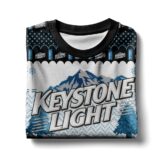Hooktab Keystone Light Beer Ugly Christmas Sweater
