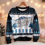 Hooktab Keystone Light Beer Ugly Christmas Sweater