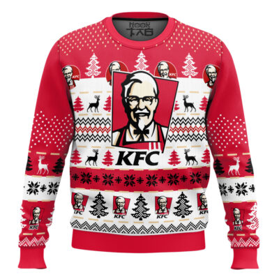 Hooktab KFC Fast Food Ugly Christmas Sweater