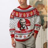 Hooktab KFC Kentucky Fried Chicken Ugly Christmas Sweater