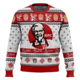 Hooktab KFC Kentucky Fried Chicken Ugly Christmas Sweater