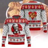 Hooktab KFC Kentucky Fried Chicken Ugly Christmas Sweater