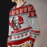 Hooktab KFC Kentucky Fried Chicken Ugly Christmas Sweater