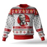 Hooktab KFC Kentucky Fried Chicken Ugly Christmas Sweater