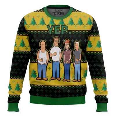 Hooktab King Of The Hill Yep Ugly Christmas Sweater