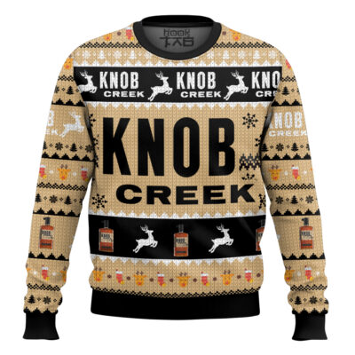 Hooktab Knob Creek Ugly Christmas Sweater