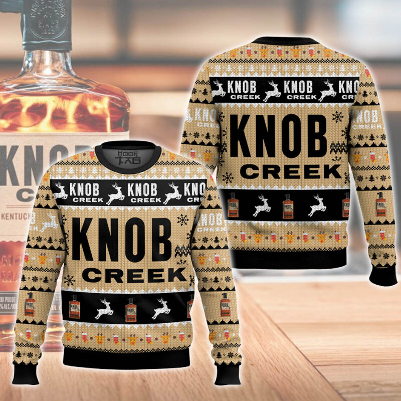 Hooktab Knob Creek Ugly Christmas Sweater Hooktab Knob Creek Ugly Christmas Sweater