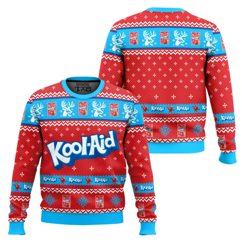 Hooktab Kool-Aid Ugly Christmas Sweater Hooktab Kool-Aid Ugly Christmas Sweater