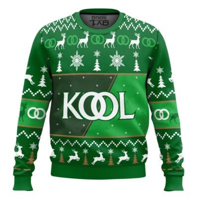 Hooktab Kool cigarettes Ugly Christmas Sweater