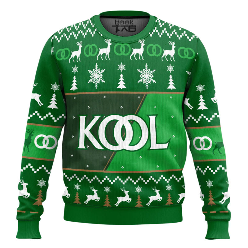 Hooktab Kool cigarettes Ugly Christmas Sweater