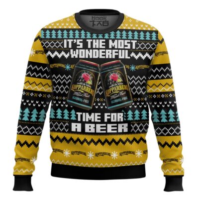 Hooktab Kopparberg Swedish Cider Ugly Christmas Sweater