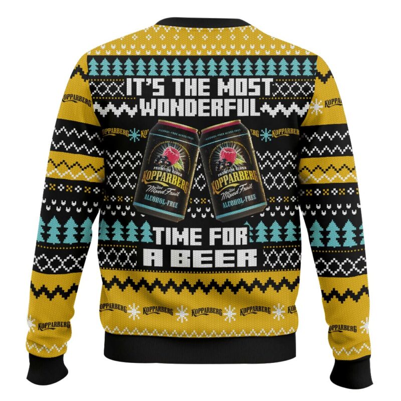 Hooktab Kopparberg Swedish Cider Ugly Christmas Sweater Hooktab Kopparberg Swedish Cider Ugly Christmas Sweater