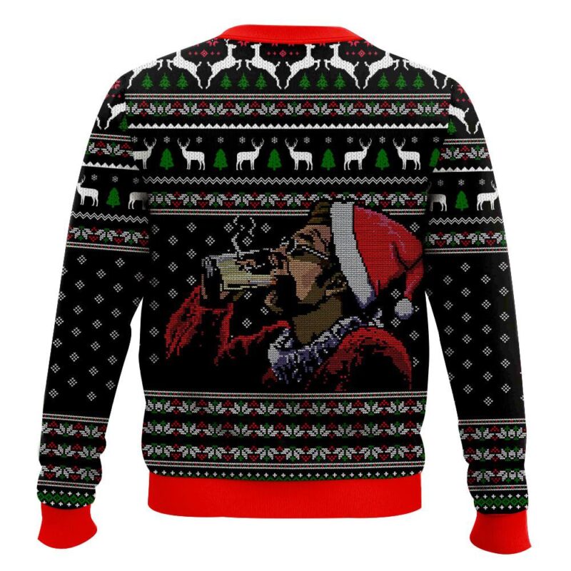 Hooktab Kramer Here’s To Feeling Merry All The Time Seinfeld Ugly Christmas Sweater Hooktab Kramer Here’s To Feeling Merry All The Time Seinfeld Ugly Christmas Sweater