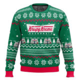 Hooktab Krispy Kreme Ugly Christmas Sweater