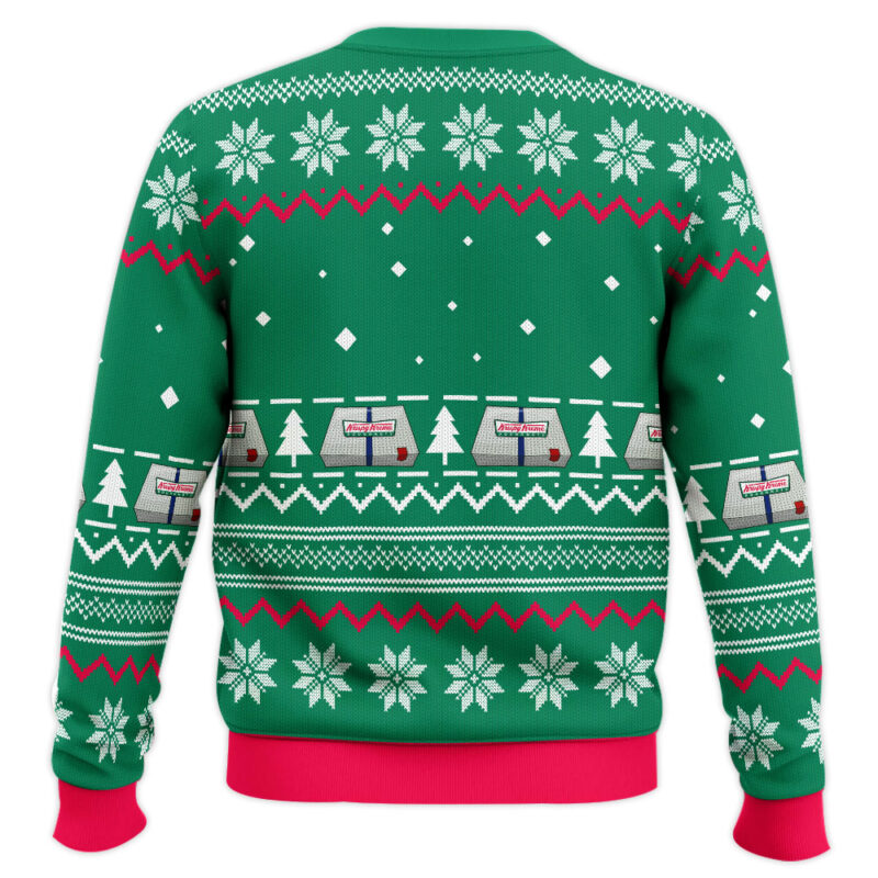 Hooktab Krispy Kreme Ugly Christmas Sweater Hooktab Krispy Kreme Ugly Christmas Sweater