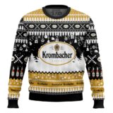Hooktab Krombacher German Beer Ugly Christmas Sweater