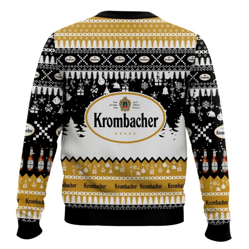 Hooktab Krombacher German Beer Ugly Christmas Sweater Hooktab Krombacher German Beer Ugly Christmas Sweater
