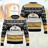 Hooktab Krombacher German Beer Ugly Christmas Sweater