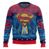 Hooktab Kryptonian Kringle Ugly Christmas Sweater
