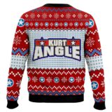 Hooktab Kurt Angle It's Damn True WWE Ugly Christmas Sweater