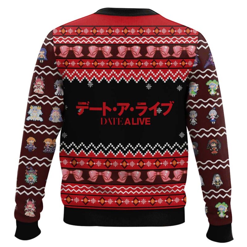 Hooktab Kurumi Tokisaki Date A Live Ugly Christmas Sweater Hooktab Kurumi Tokisaki Date A Live Ugly Christmas Sweater