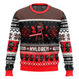 Hooktab Kylo Ren Star Wars Ugly Christmas Sweater