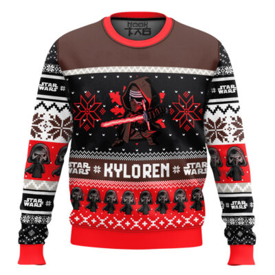 Hooktab Kylo Ren Star Wars Ugly Christmas Sweater