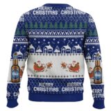 Hooktab Labatt Blue Beer Merry Christmas Ugly Christmas Sweater