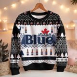 Hooktab Labatt Blue Canadian Beer Ugly Christmas Sweater