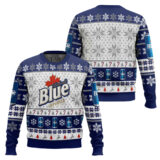 Hooktab Labatt Blue Ugly Christmas Sweater