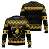 Hooktab Lamborghini Ugly Christmas Sweater