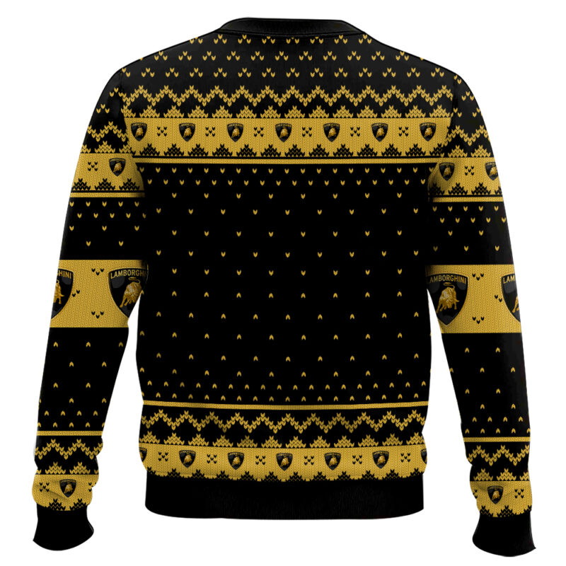Hooktab Lamborghini Ugly Christmas Sweater Hooktab Lamborghini Ugly Christmas Sweater