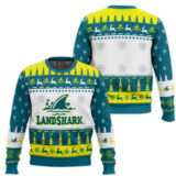 Hooktab Landshark Beer Ugly Christmas Sweater