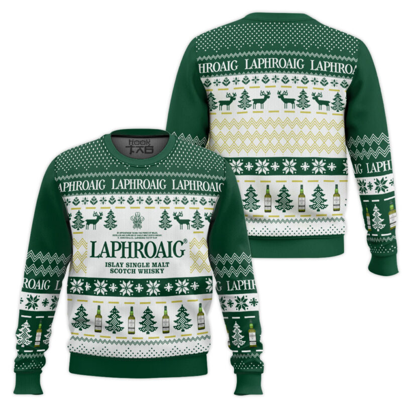 Hooktab Laphroaig Ugly Christmas Sweater Hooktab Laphroaig Ugly Christmas Sweater