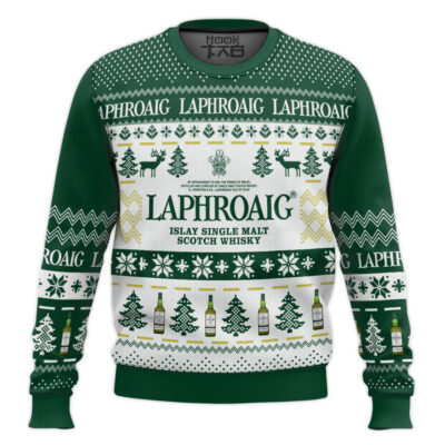 Hooktab Laphroaig Ugly Christmas Sweater