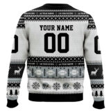 Hooktab Las Vegas Raiders - Custom Name And Number Ugly Sweater