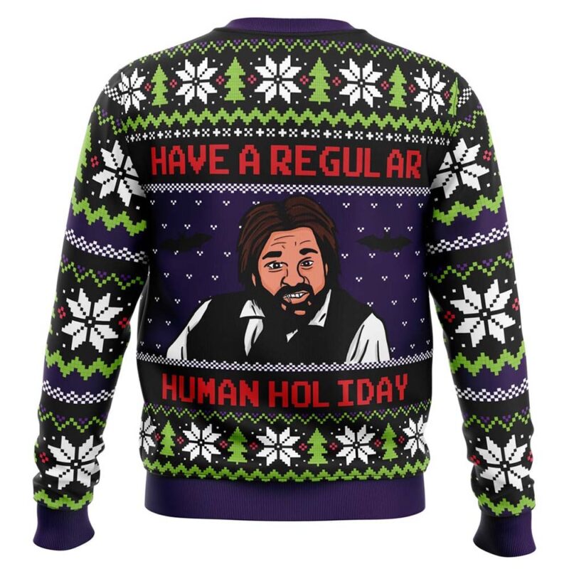 Hooktab Laszlo Cravensworth Human Holiday What We Do In The Shadows Ugly Christmas Sweater Hooktab Laszlo Cravensworth Human Holiday What We Do In The Shadows Ugly Christmas Sweater