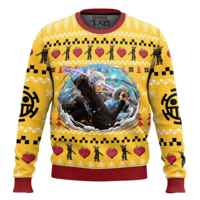 Hooktab Law One Piece Ugly Christmas Sweater