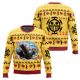 Hooktab Law One Piece Ugly Christmas Sweater