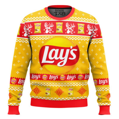 Hooktab Lay's Ugly Christmas Sweater
