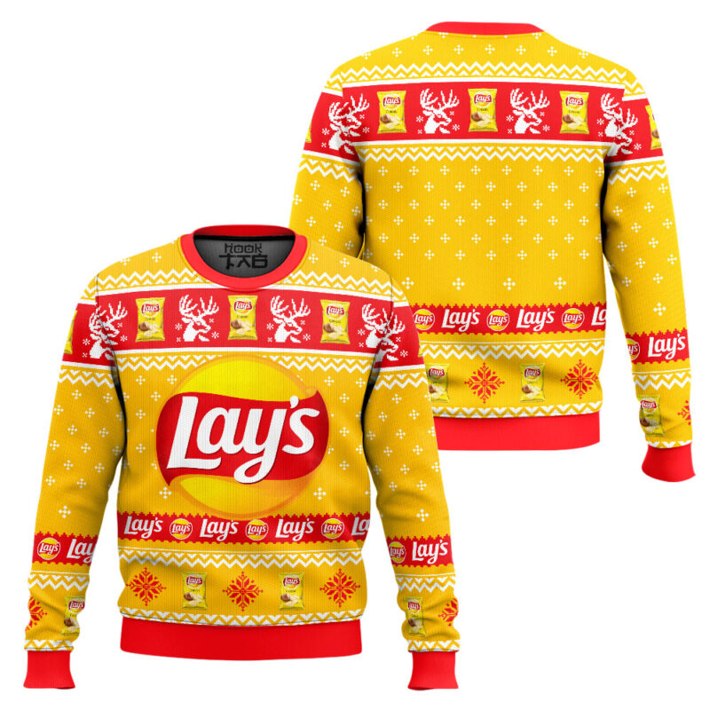 Hooktab Lay's Ugly Christmas Sweater Hooktab Lay's Ugly Christmas Sweater